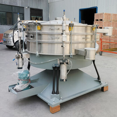 Tumbler Screening Machine Designed for Easy Maintenance and Gentle Screening of Fragile Fine and Sticky Materials in Industry