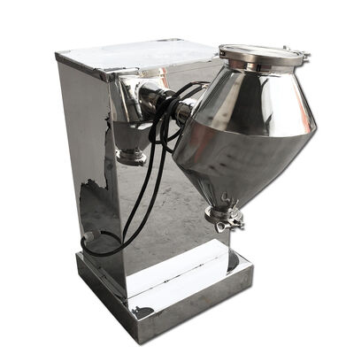 Stainless Steel Three-dimensional Mixer with Adjustable Speed for Easy Cleaning in Pharmaceutical and Chemical Industries