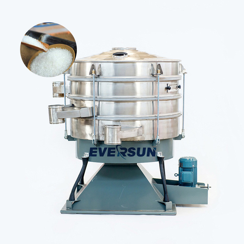 Food And Spices Circular Sifting Machine Tumbler Screening Machine 2 - 500 Mesh Size