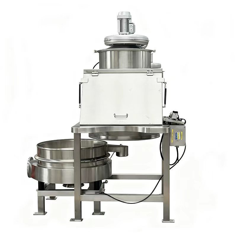 Small Bag Unpacking Powder And Granule Feeding Machine, Flour Feeding And Impurity Removal Integrated Equipment