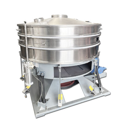 Tumbler zeefmachine ontworpen voor eenvoudig onderhoud en zachte zeving van fragiele, fijne en kleverige materialen in de industrie